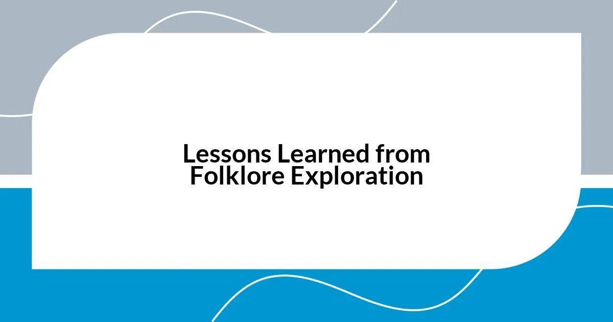 Lessons Learned from Folklore Exploration